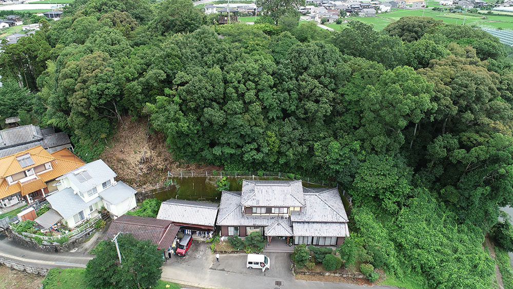 法面保護事業：八女市室岡